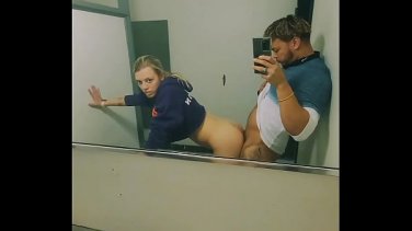 Snuck Barely Legal Teen Blonde into BLM Club and Fucked Her in the Womens Bathroom